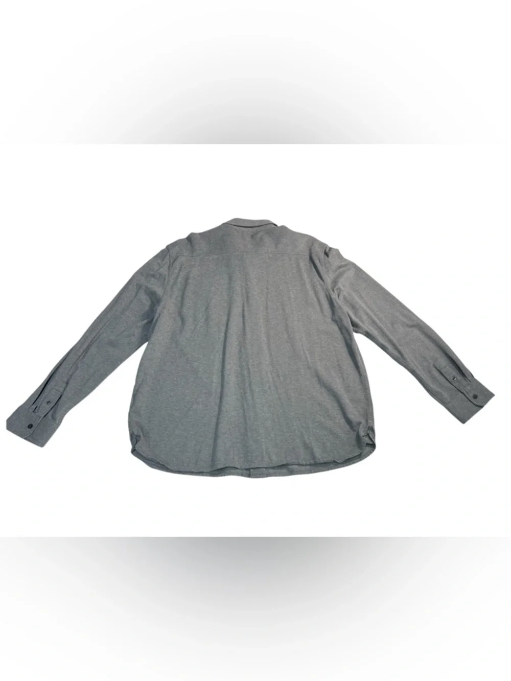Banana Republic Gray Cotton Button Down Shirt Long Sleeve Mens Size XL Casual